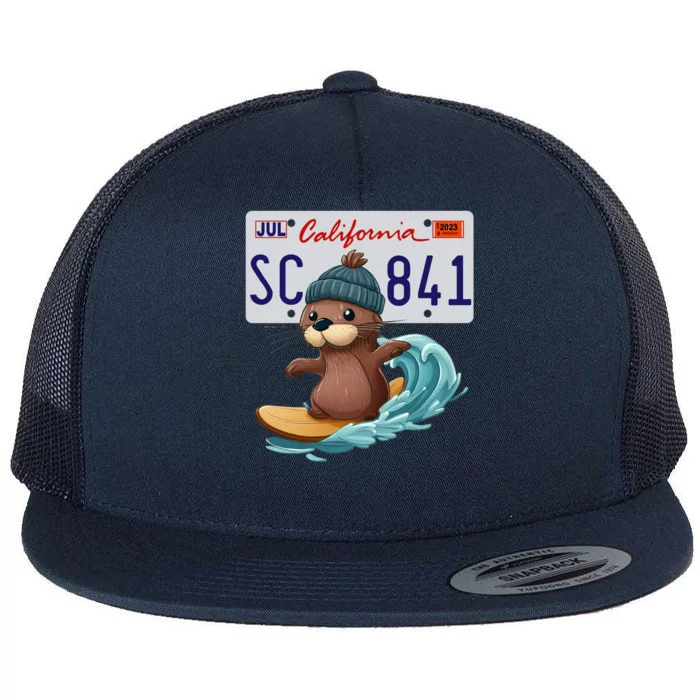 Santa Cruz Sea Otter 841 Gift Flat Bill Trucker Hat