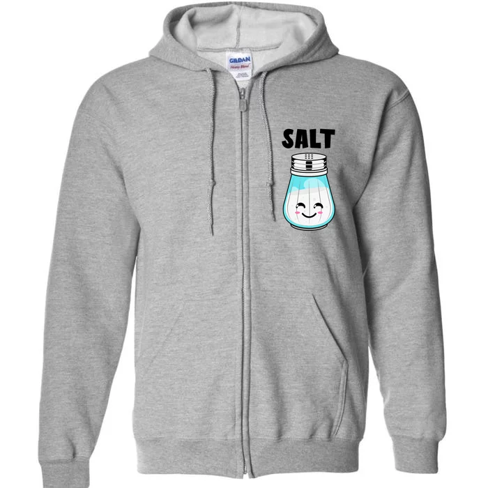 Salt Costume Salt And Pepper Matching Couple His Her Gift Full Zip Hoodie