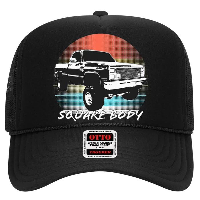 Squarebody Classic Square Body Truck High Crown Mesh Trucker Hat