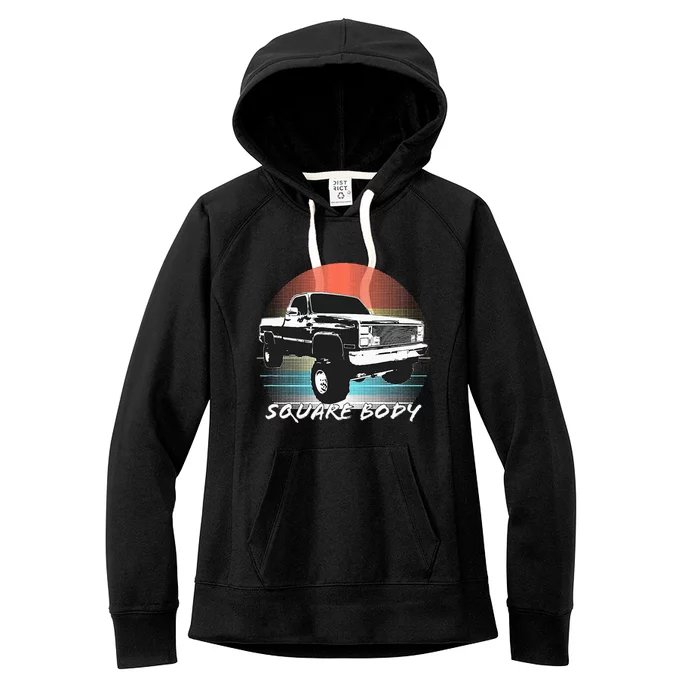 Squarebody Classic Square Body Truck Women's Fleece Hoodie