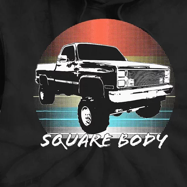 Squarebody Classic Square Body Truck Tie Dye Hoodie