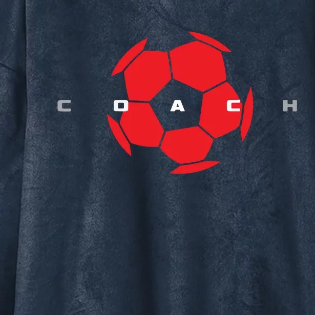 Soccer Coach Hooded Wearable Blanket