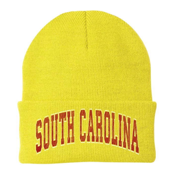 South Carolina Sc Vintage Athletic Sports Knit Cap Winter Beanie