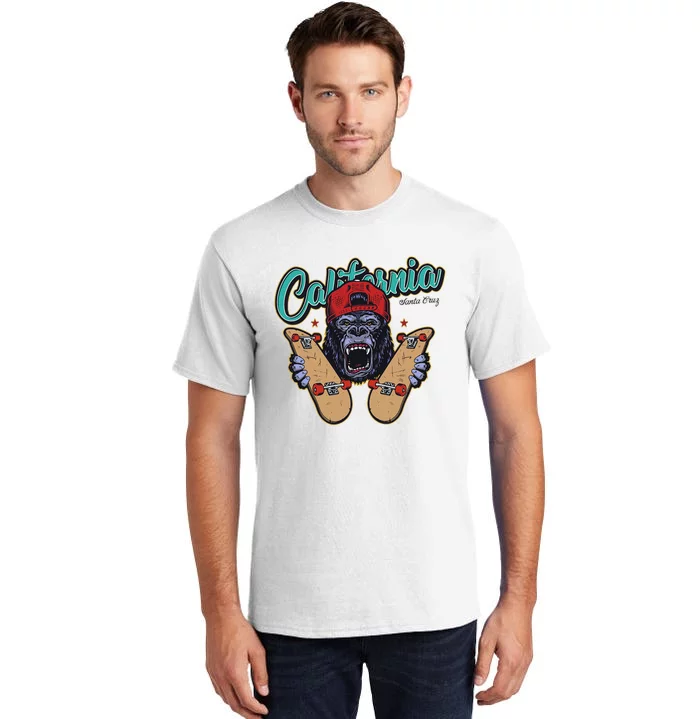 Santa Cruz Skateboard California Skateboard Street Wear Tall T-Shirt