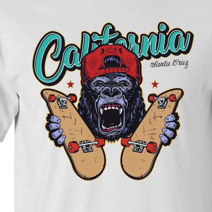 Santa Cruz Skateboard California Skateboard Street Wear Tall T-Shirt