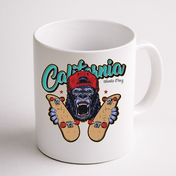 Santa Cruz Skateboard California Skateboard Street Wear Front & Back Coffee Mug