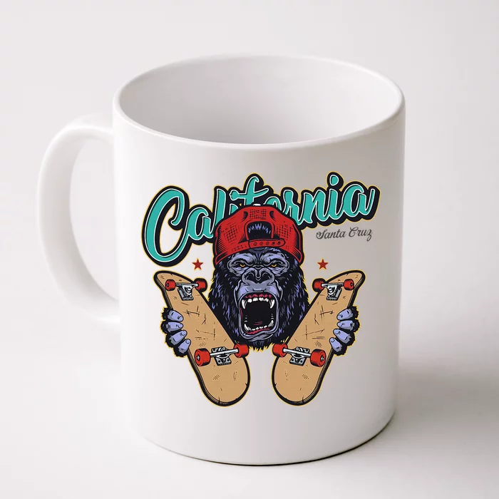 Santa Cruz Skateboard California Skateboard Street Wear Front & Back Coffee Mug