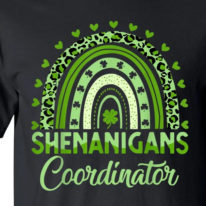 Shenanigans Coordinator St Patricks Day Rainbow Green Proud Tall T-Shirt