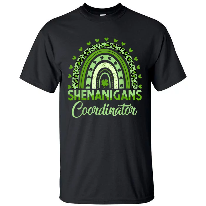 Shenanigans Coordinator St Patricks Day Rainbow Green Proud Tall T-Shirt