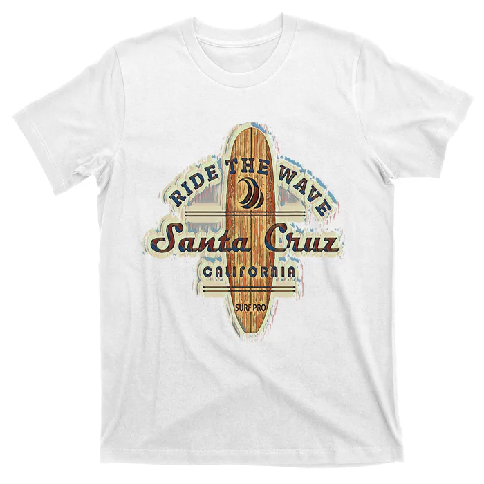 Santa Cruz Surfer Surfboard Vintage T-Shirt