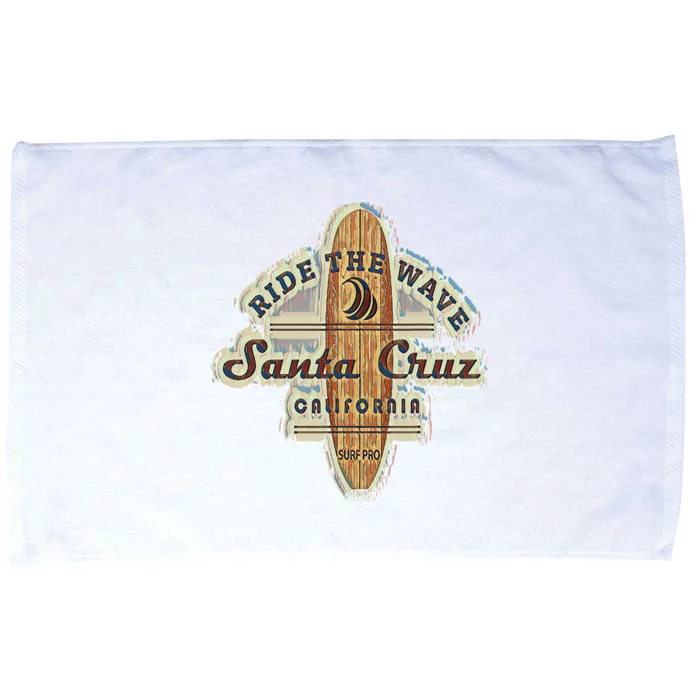 Santa Cruz Surfer Surfboard Vintage Microfiber Hand Towel