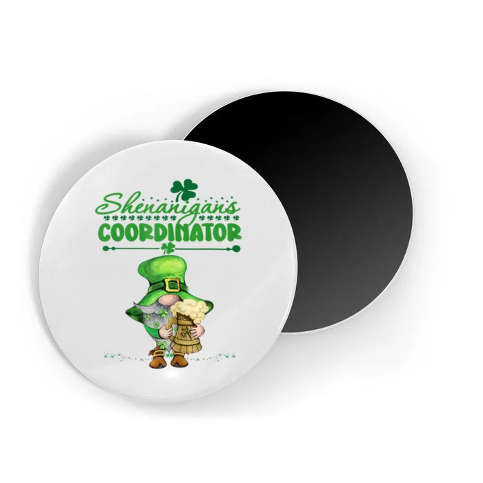 Shenanigans Coordinator St Patricks Day Green Gnomes Lovers Magnet