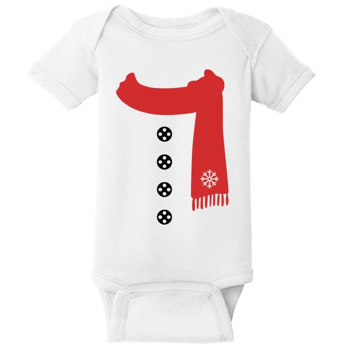 Snowman Costume Snowman Halloween Baby Bodysuit