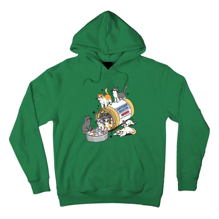 Serotonin Cats Tall Hoodie