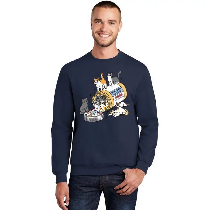 Serotonin Cats Tall Sweatshirt