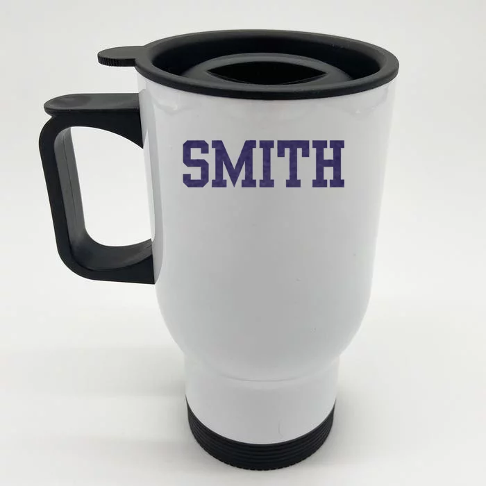 Smith College Front & Back Stainless Steel Travel Mug