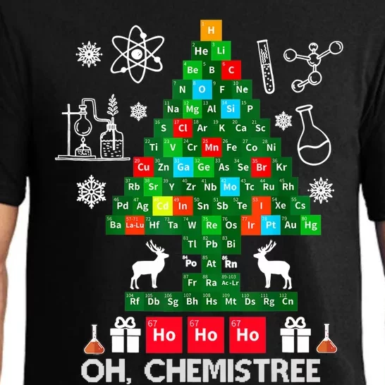 Science Christmas Shirt Oh Chemist Tree Chemistree Pajama Set