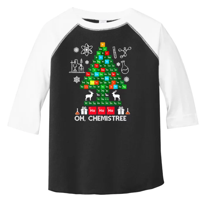 Science Christmas Shirt Oh Chemist Tree Chemistree Toddler Fine Jersey T-Shirt