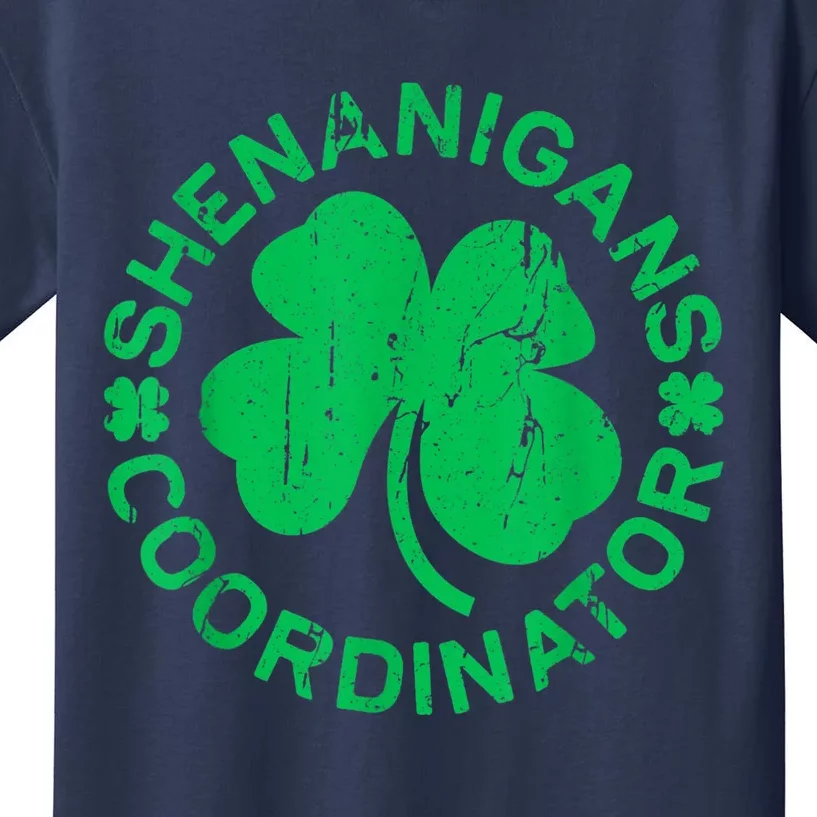 Shenanigans Coordinator Saint Patricks Day Kids T-Shirt