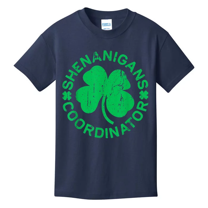 Shenanigans Coordinator Saint Patricks Day Kids T-Shirt