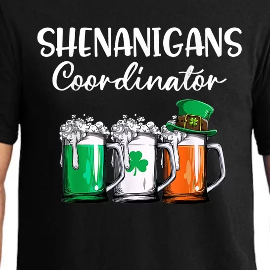 Shenanigans Coordinator St Patricks Day Green Gnomes Lovers Pajama Set