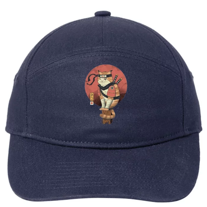 Shinobi Cat 7-Panel Snapback Hat