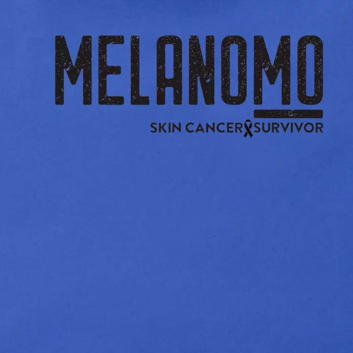 Skin Cancer Survivor Melanoma Awareness Zip Tote Bag