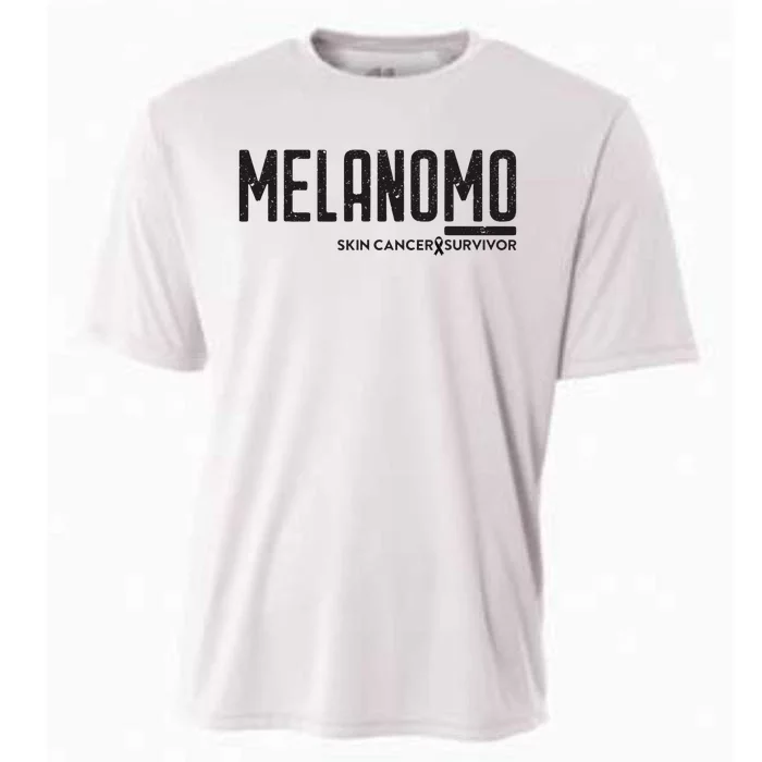 Skin Cancer Survivor Melanoma Awareness Cooling Performance Crew T-Shirt