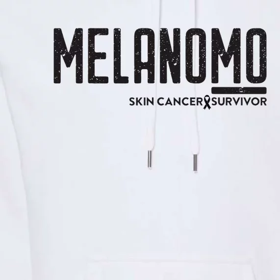 Skin Cancer Survivor Melanoma Awareness Premium Hoodie