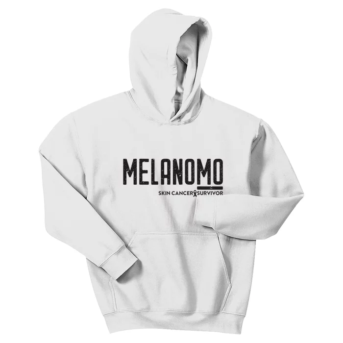 Skin Cancer Survivor Melanoma Awareness Kids Hoodie