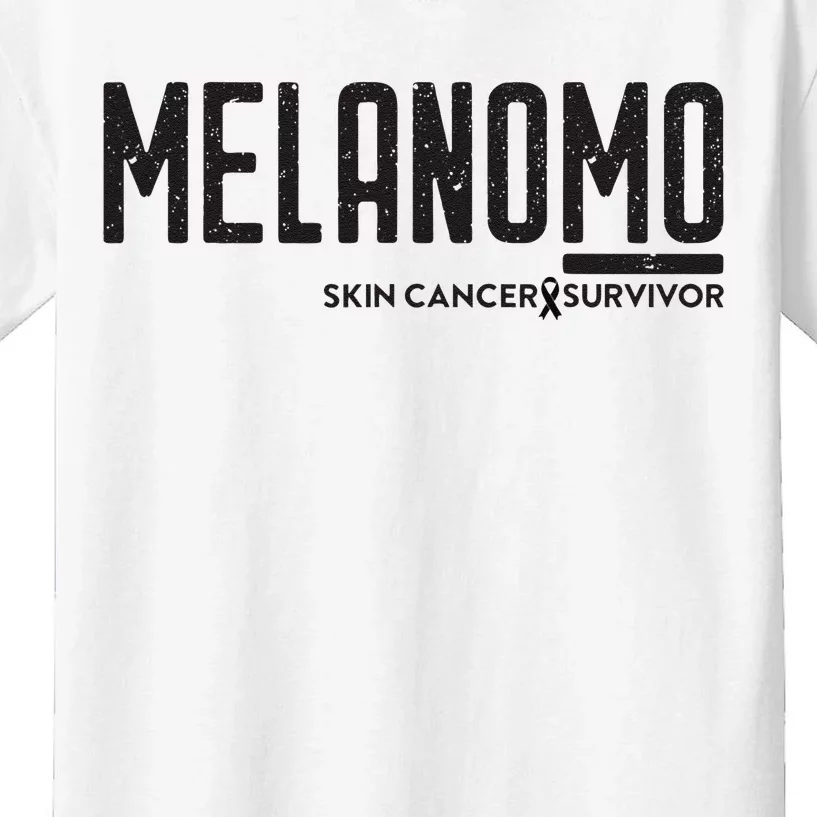 Skin Cancer Survivor Melanoma Awareness Kids T-Shirt