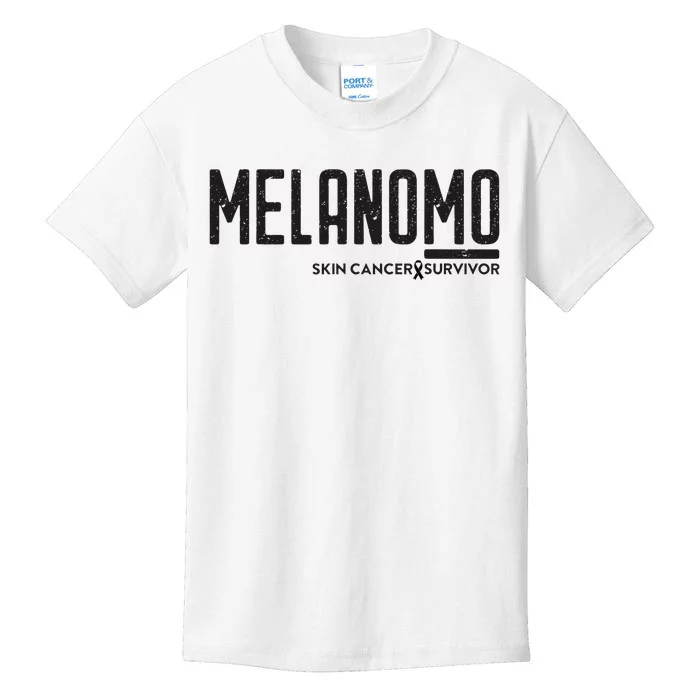 Skin Cancer Survivor Melanoma Awareness Kids T-Shirt