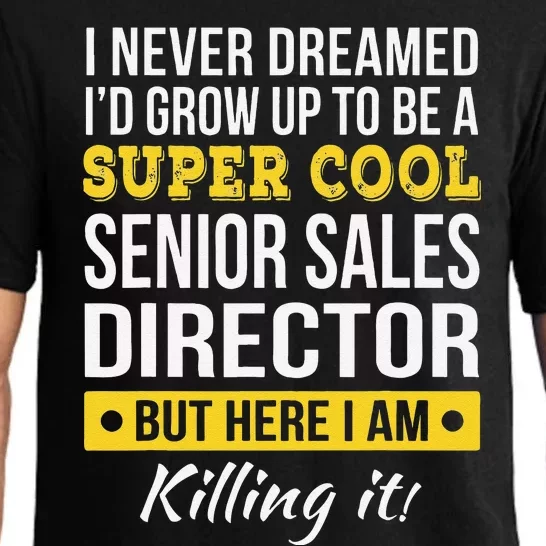 Super Cool Senior Sales Director Funny Gift Pajama Set