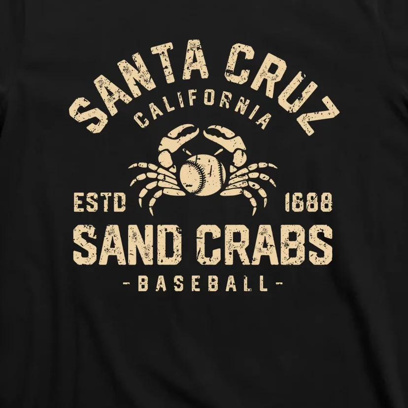 Santa Cruz Sand Crabs California Baseball T-Shirt