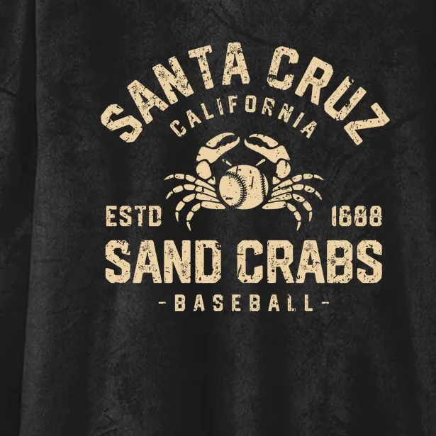 Santa Cruz Sand Crabs California Baseball Hooded Wearable Blanket