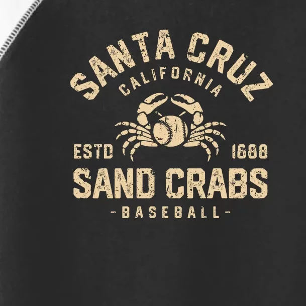 Santa Cruz Sand Crabs California Baseball Toddler Fine Jersey T-Shirt