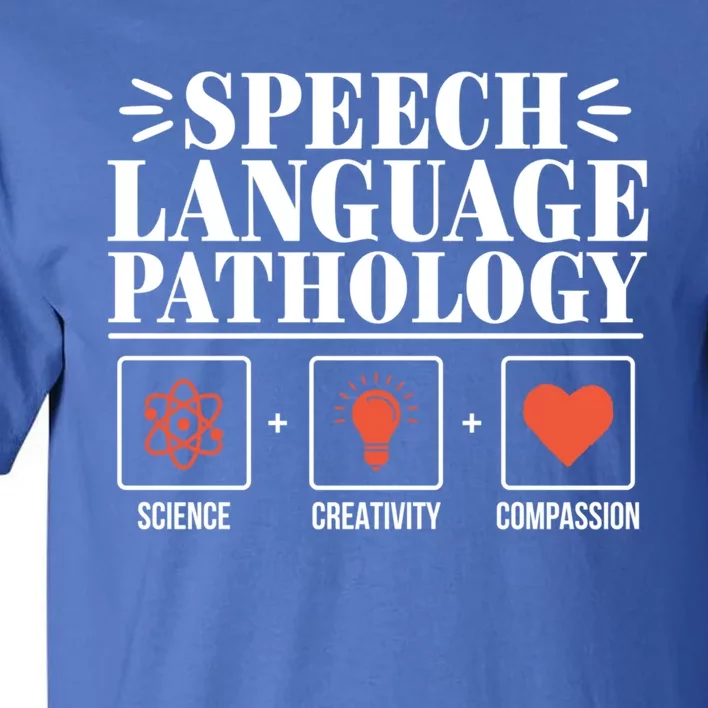 Science Cute Speech Language Pathology Slp Therapist Gift Tall T-Shirt