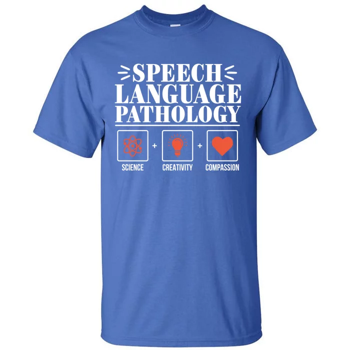 Science Cute Speech Language Pathology Slp Therapist Gift Tall T-Shirt