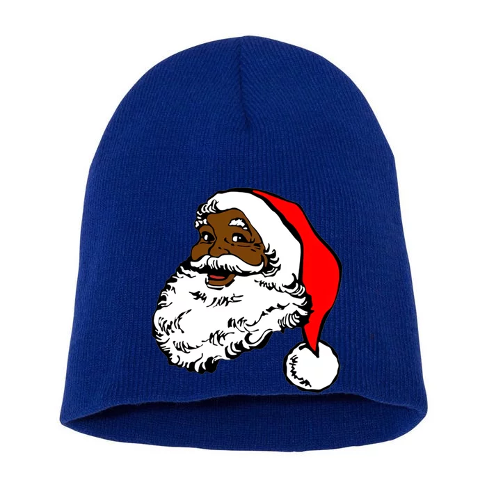 Santa Claus Santa Claus Cool Gift African American Pride Cute Gift Short Acrylic Beanie