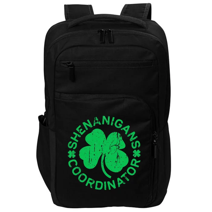 Shenanigans Coordinator Saint Patricks Day Impact Tech Backpack