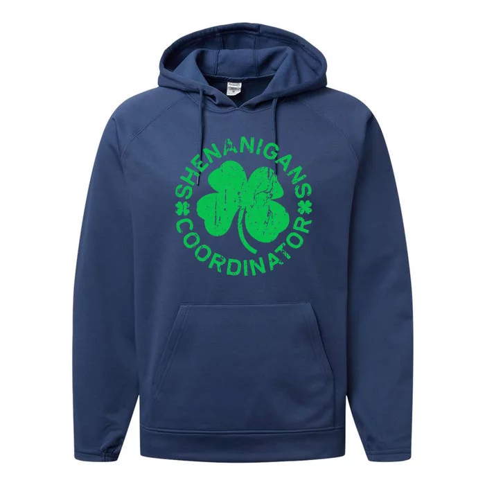 Shenanigans Coordinator Saint Patricks Day Performance Fleece Hoodie