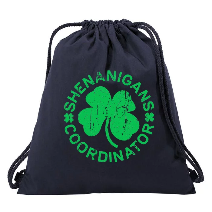 Shenanigans Coordinator Saint Patricks Day Drawstring Bag