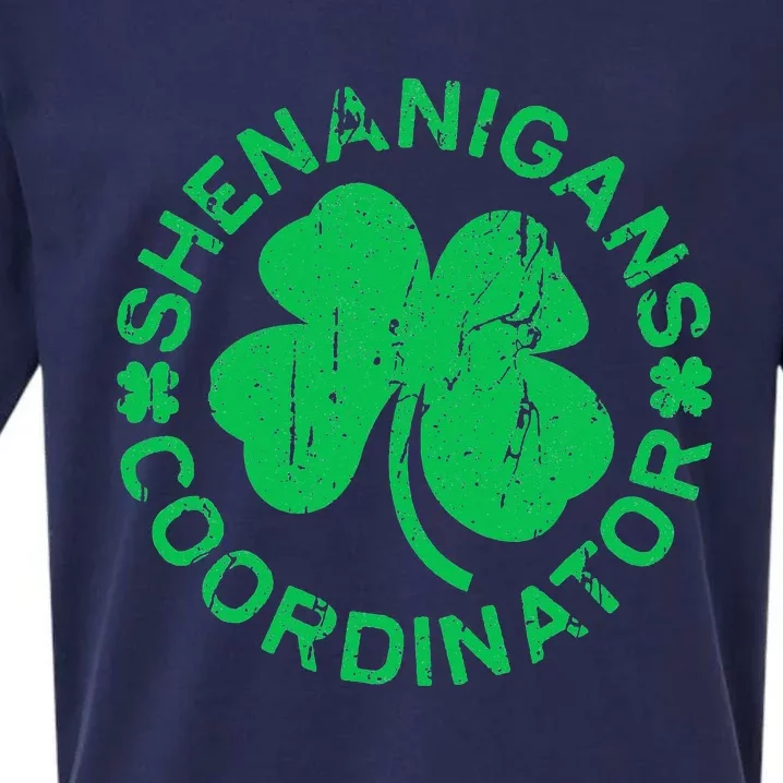 Shenanigans Coordinator Saint Patricks Day Sueded Cloud Jersey T-Shirt