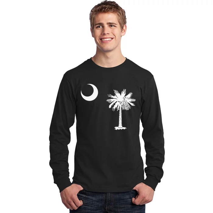 South Carolina State Flag Palmetto Moon SC Pride Long Sleeve Shirt