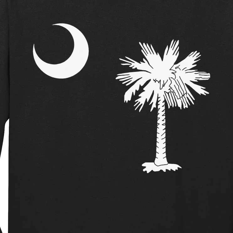 South Carolina State Flag Palmetto Moon SC Pride Long Sleeve Shirt