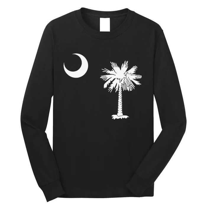 South Carolina State Flag Palmetto Moon SC Pride Long Sleeve Shirt