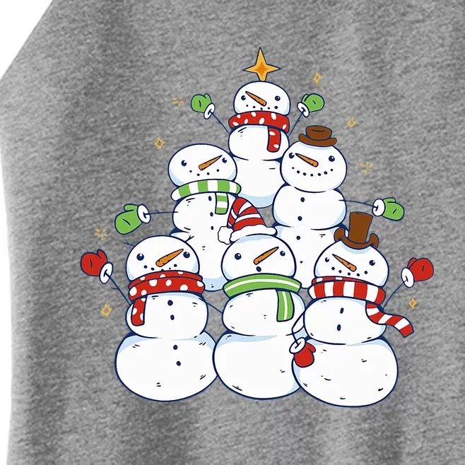 Snowman Christmas Squad Snowman Women’s Perfect Tri Rocker Tank