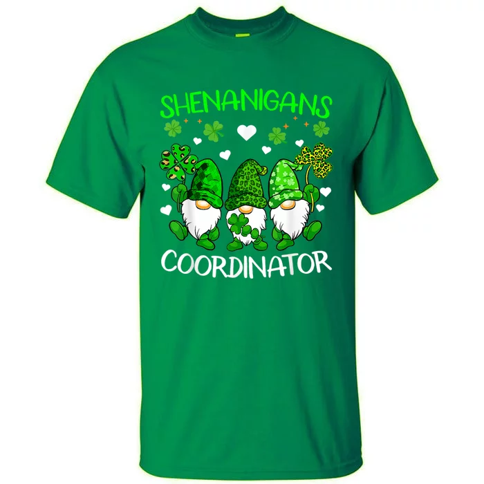 Shenanigans Coordinator St Patricks Day Green Gnomes Lovers Tall T-Shirt