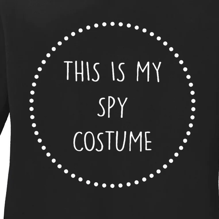 Spy Costume Ladies Long Sleeve Shirt