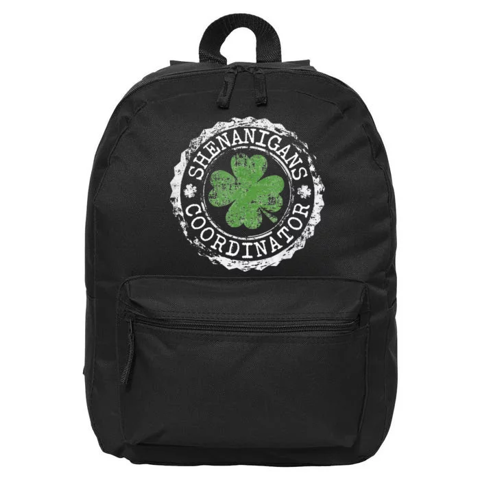 Shenanigans Coordinator Shamrock St. PatrickS Day 16 in Basic Backpack